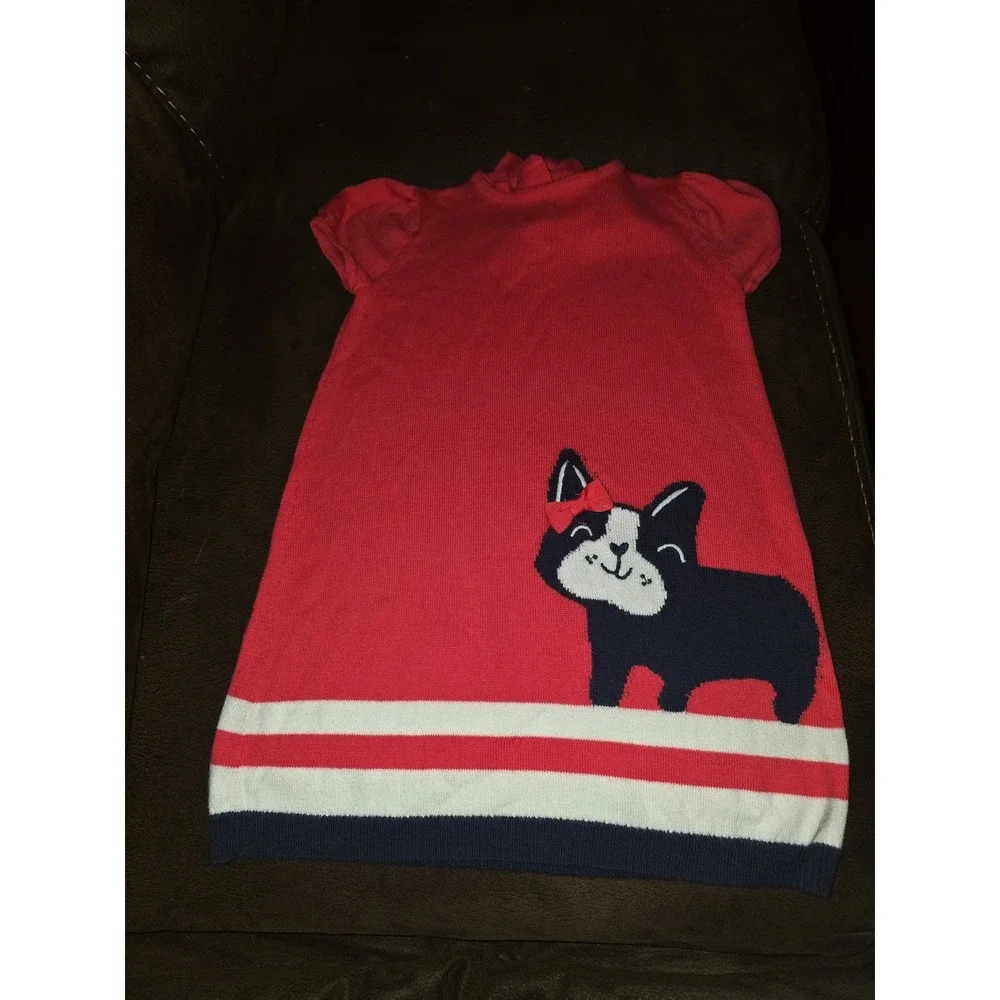 Gymboree ciao puppy sweater dress dog size 3t